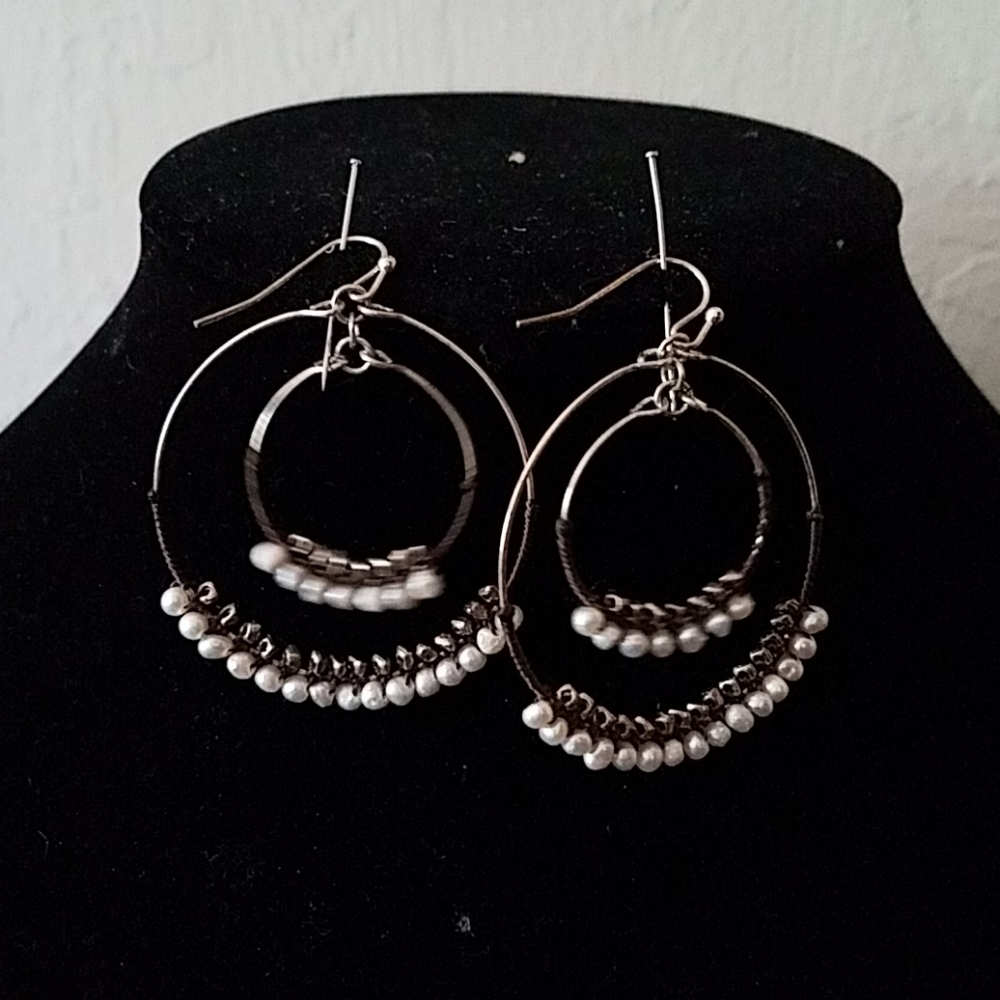 CWC beaded earrings